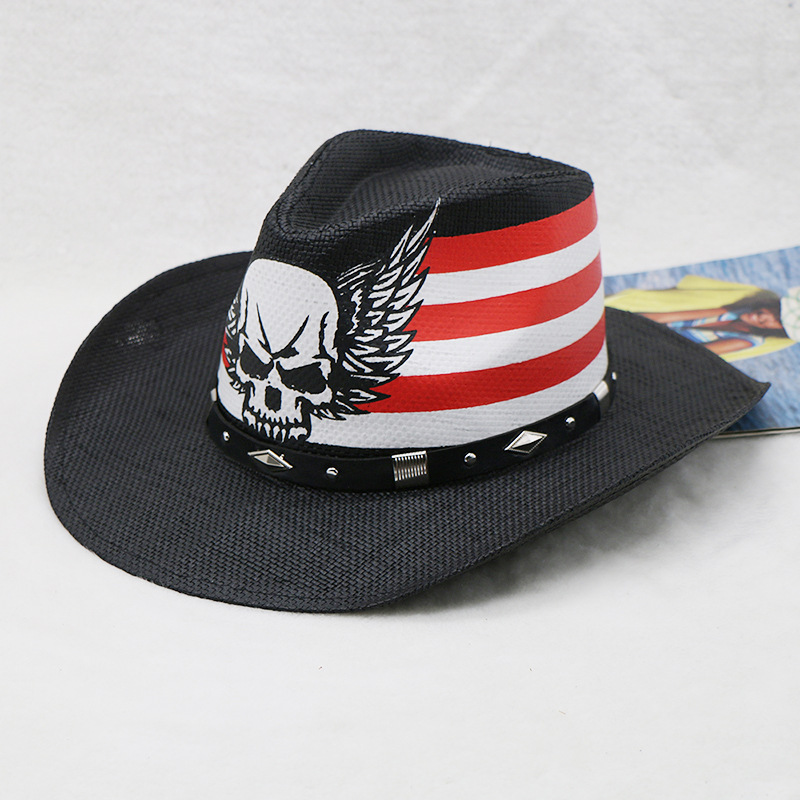 Topi Koboi Barat yang Sedang P - Cowboy Hat Straw ulasan dan harga