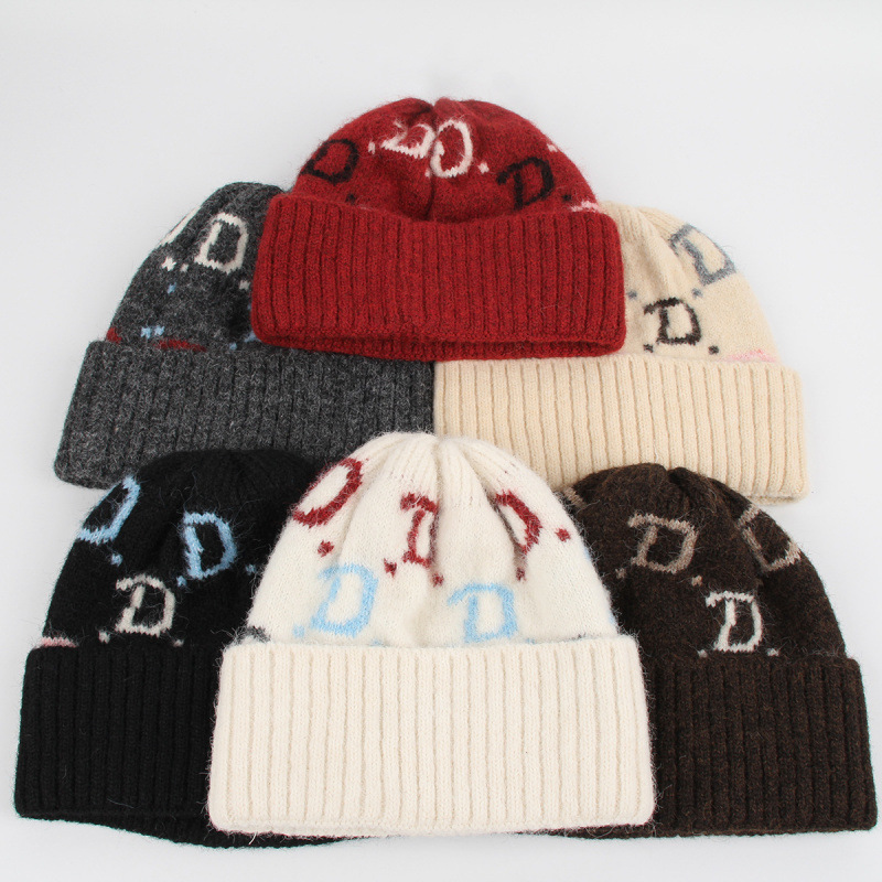 Topi Beanie Rajut Jacquard Pol - Beanie Cuffed Knit ulasan dan harga