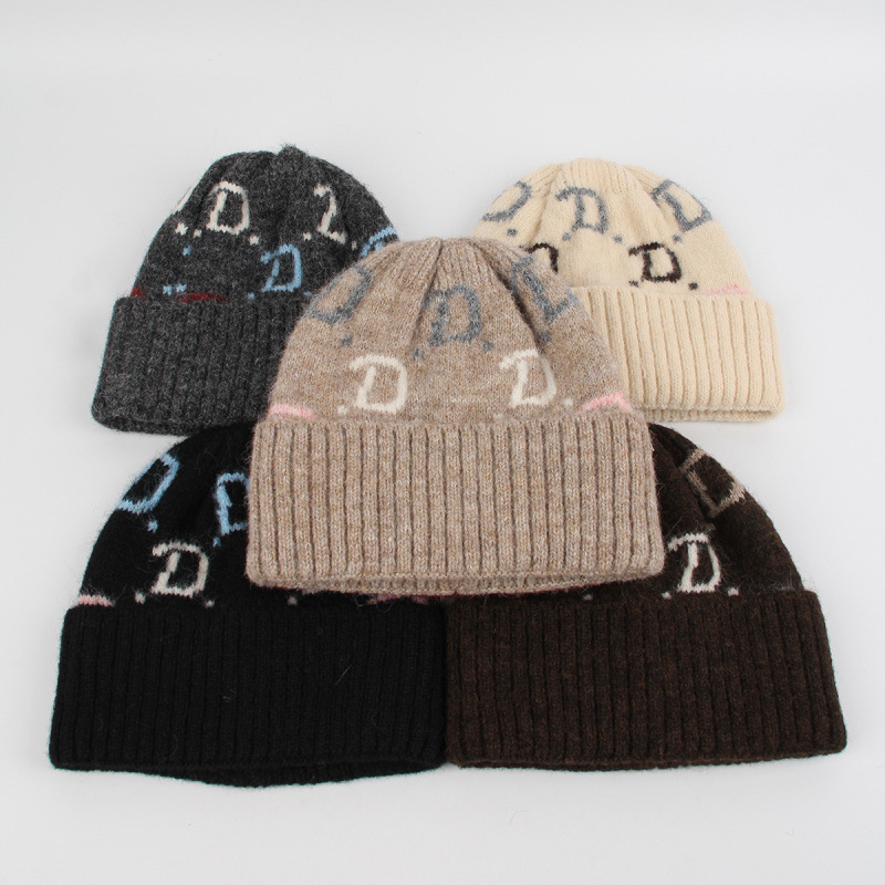Topi Beanie Rajut Jacquard Pol - Beanie Cuffed Knit ulasan dan harga