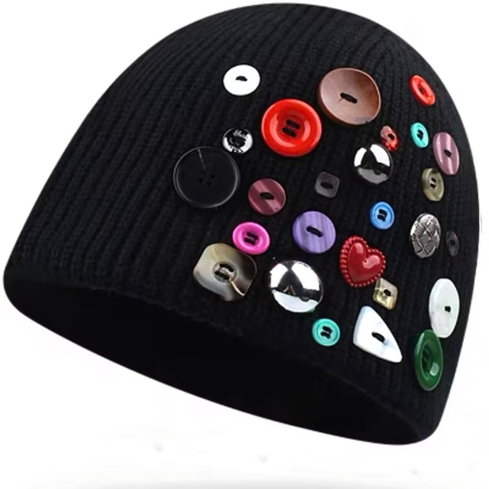 Topi Beanie Berwarna-warni den - Beanie Cuffed Knit ulasan dan harga